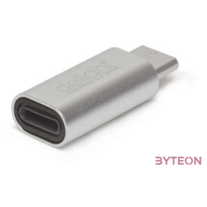 Delight USB Type-C - iPhone Lightning adapter Silver
