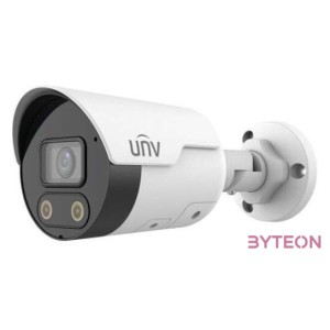 Uniview Prime-I 8MP Tri-Guard csőkamera, 2.8mm fix objektívvel, mikrofonnal és hangszóróval