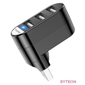 BOROFONE DH3 3-ports Splitter USB-C Hub Black