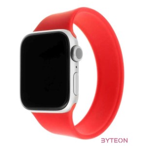 FIXED szilikon szíj Apple Watch 42,44mm, XL méret, piros