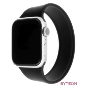 FIXED szilikon szíj Apple Watch 38,40mm, XS méret, fekete