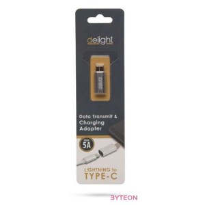 Delight USB Type-C - iPhone Lightning adapter Silver