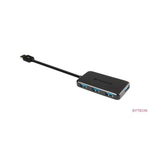 HUB Transcend SuperSpeed 4-port USB HUB [USB3.0] - Fekete