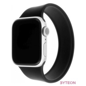 FIXED szilikon szíj Apple Watch 38,40mm, L méret, fekete