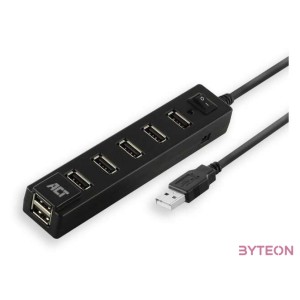 ACT AC6215 USB Hub 7 port with on and off switch