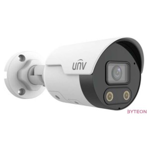 Uniview Prime-I 8MP Tri-Guard csőkamera, 2.8mm fix objektívvel, mikrofonnal és hangszóróval
