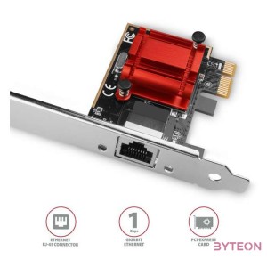 AXAGON PCEE-GIX PCIe Gigabit Ethernet