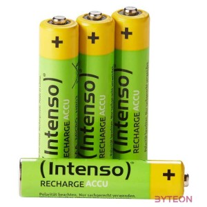 Intenso 850mAh AAA Ni-MH akkumulátor 4db,csomag