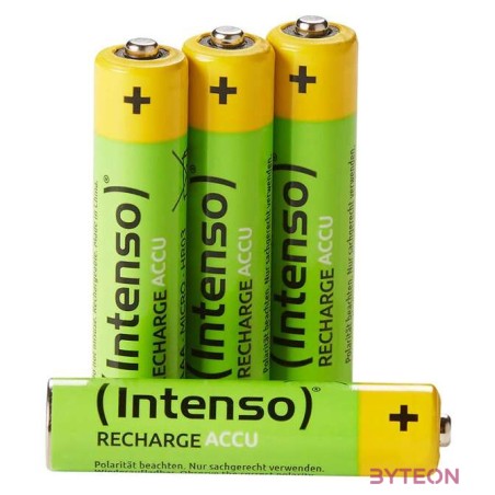 Intenso 850mAh AAA Ni-MH akkumulátor 4db,csomag