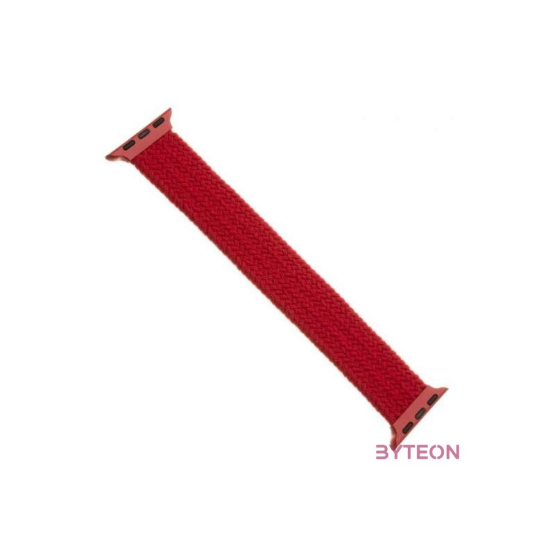 FIXED kötött nylon szíj Apple Watch 42,44mm, XL méret, piros