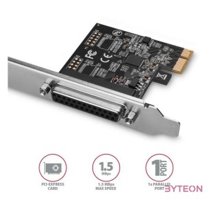AXAGON PCEA-P1N 1x parallel port adapter w. SP  LP