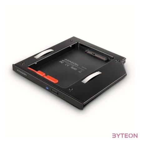 AXAGON RSS-CD09 ODD  2,5 SATA SSD,HDD Caddy 9,5mm Black