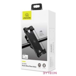 Usams ZJ53ZJ01 Bicycle Silicon Phone Holder Black