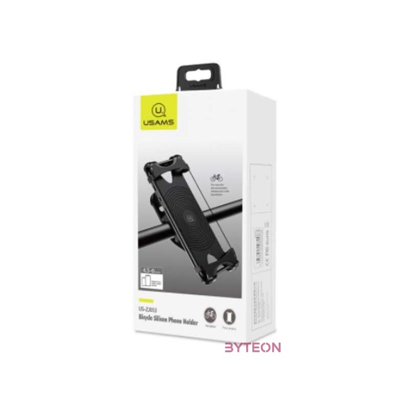 Usams ZJ53ZJ01 Bicycle Silicon Phone Holder Black
