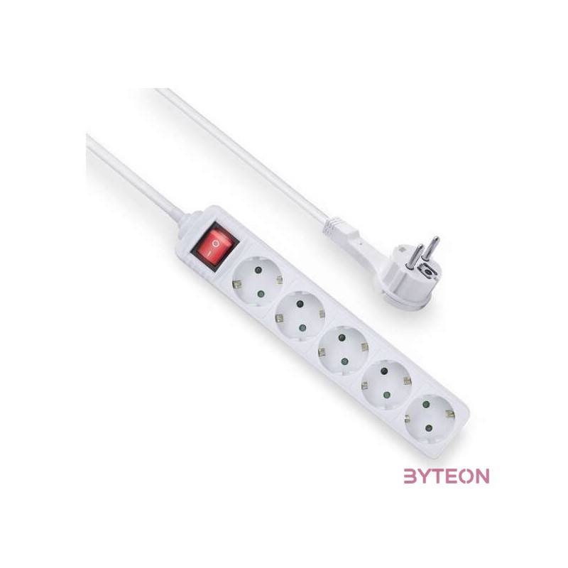 ACT Hálózati Elosztó Kapcsolóval 5DIN 1,5m White