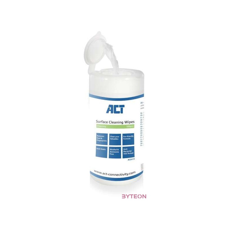 ACT AC9515 Surface Cleaning Wipes