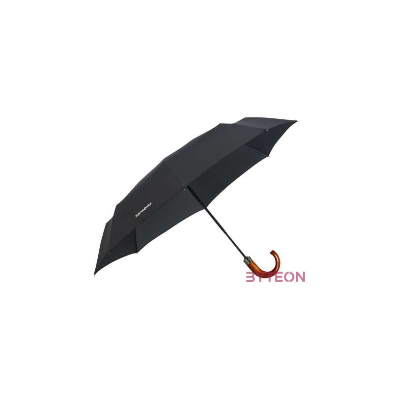 Samsonite Wood Classic S 3 Sect Umbrella Black