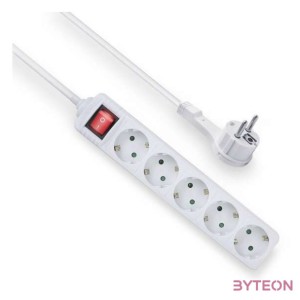 ACT Hálózati Elosztó Kapcsolóval 5DIN 1,5m White