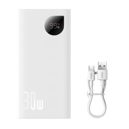 Fast Charge Power Bank Baseus Adaman2 10000mAh 30W White