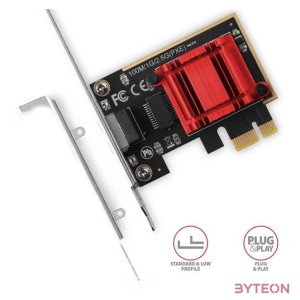 AXAGON PCEE-G25 PCIe 2.5 Gigabit Ethernet