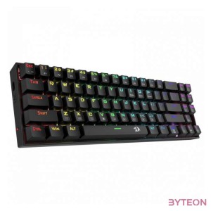Redragon Deimos, Wired  Wireless Mechanical keyboard, RGB, brown switch Black HU