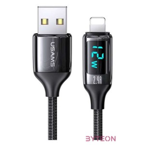 Usams U78 Digital Display Charging  Data Cable 1,2m Black