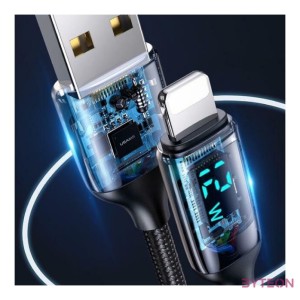 Usams U78 Digital Display Charging  Data Cable 1,2m Black