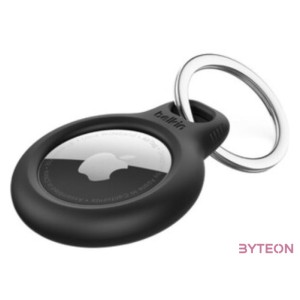 Belkin Secure Holder with Key Ring for AirTag 2-Pack Black