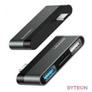 Usams SJ463HUB01 3-port Type-c mini Hub Black