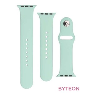 FIXED Szilikon Strap Set Apple Watch 42,44,45 mm, light green