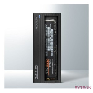 AXAGON EEM2-GTR SuperSpeed USB-C - NVMe M.2 THIN RIB Box Black