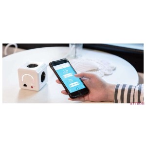 Allocacoc PowerCube Extended Wifi Hálózati Elosztó 4DIN 1,5m Trolley Grey