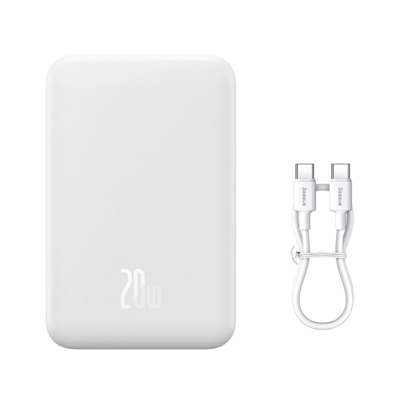 Powerbank Baseus Magnetic Mini 20000mAh 20W (white)