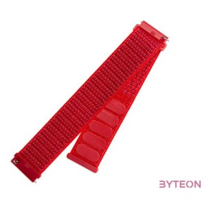 FIXED Nylon Strap Smartwatch 20mm wide, Piros