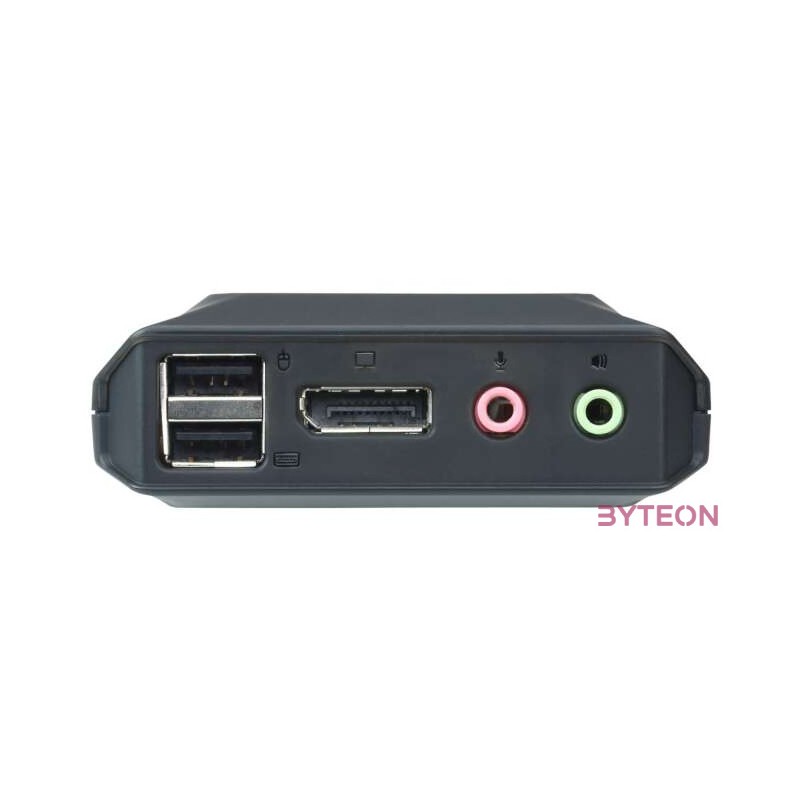 ATEN CS22DP 2-Port USB DisplayPort Cable KVM Switch with Remote Port Selector