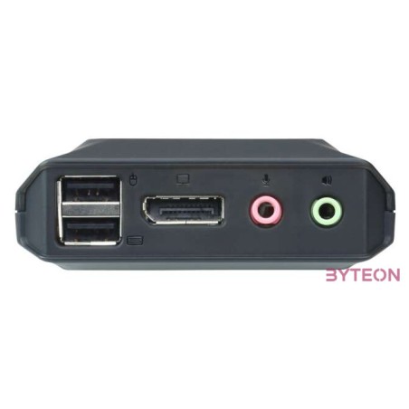 ATEN CS22DP 2-Port USB DisplayPort Cable KVM Switch with Remote Port Selector