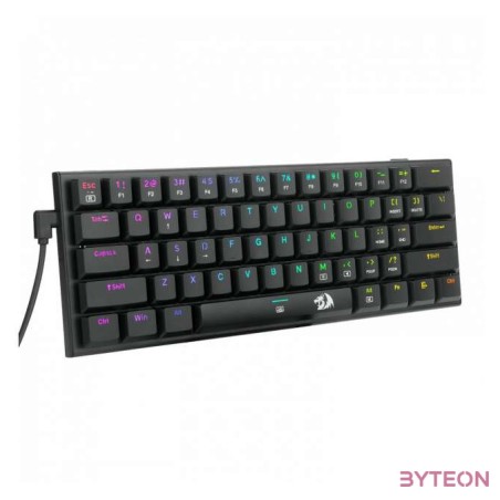 Redragon Anivia, wired mechanical keyboard,RGB, brown switch Black HU