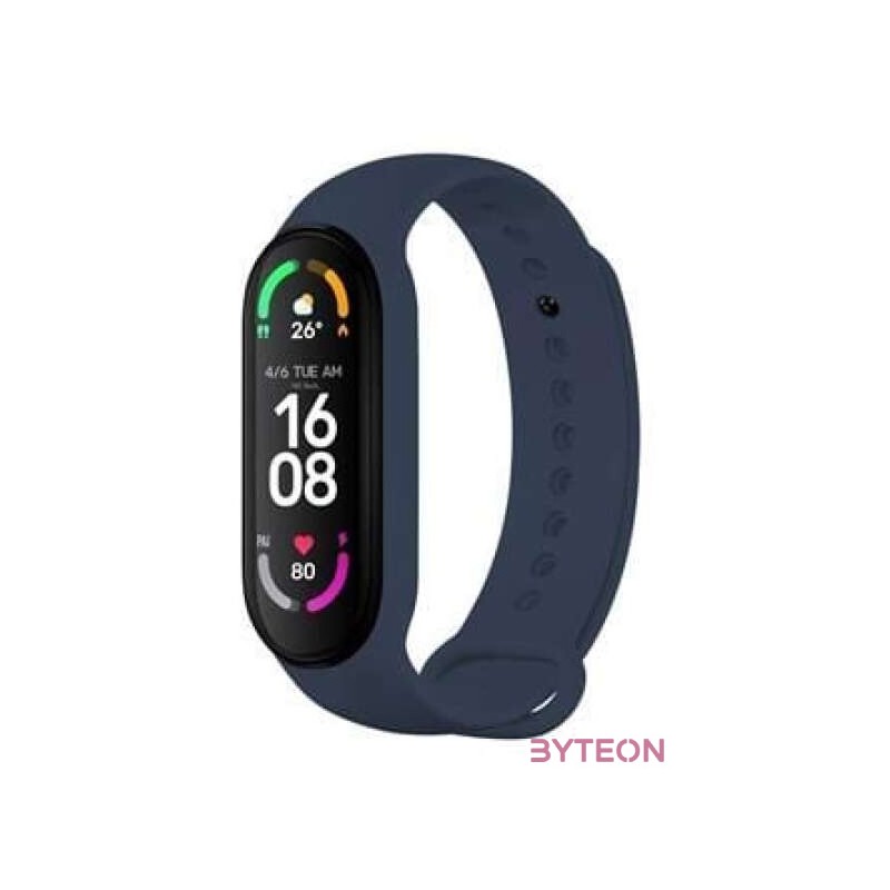 FIXED Silicone Strap for Xiaomi Band 7, Mi Band 6, Mi Band 5 Blue