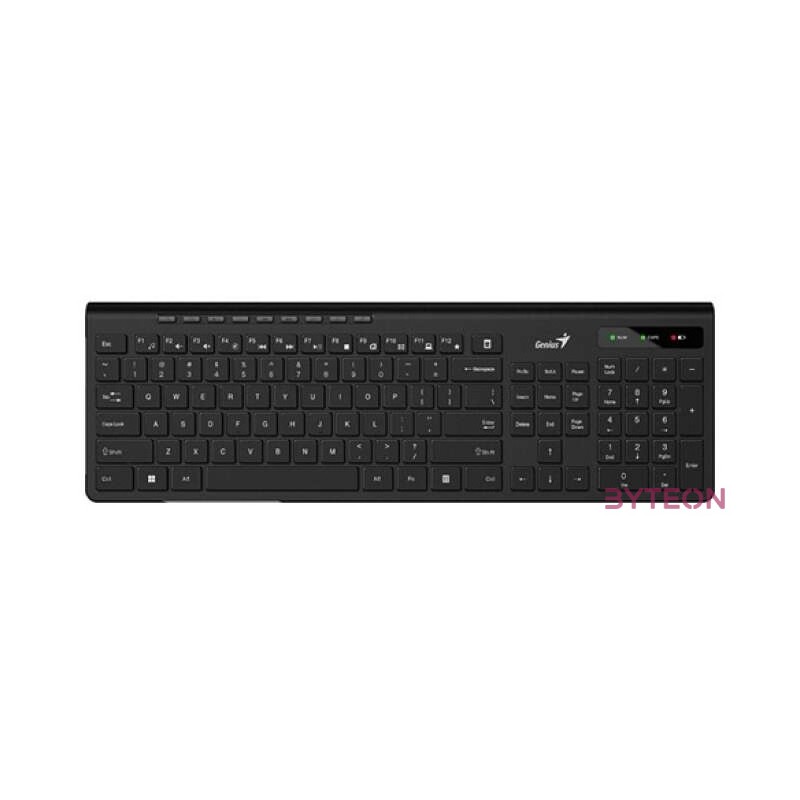 Genius SlimStar 7230 Wireless billentyűzet Black HU