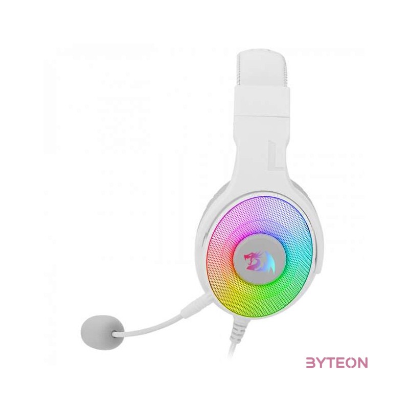 Redragon Pandora 2 White, Gaming headset w,adapter (XBOX PS4)