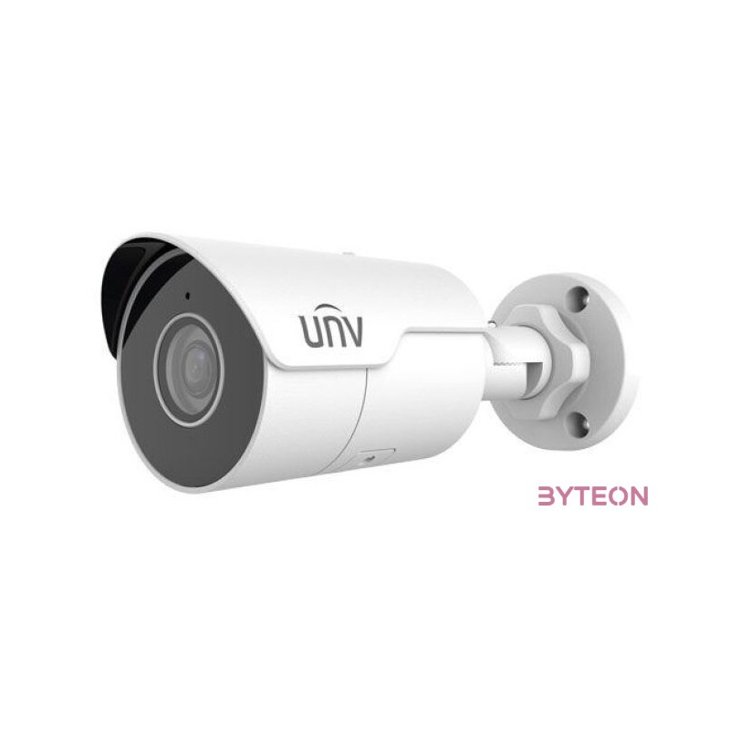 Uniview Easystar 8MP mini csőkamera, 4mm fix objektívvel, mikrofonnal