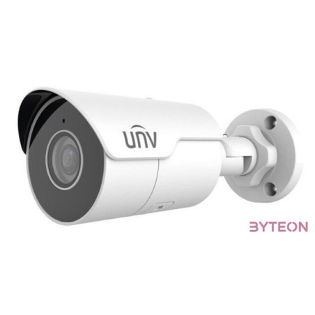Uniview Easystar 8MP mini csőkamera, 4mm fix objektívvel, mikrofonnal