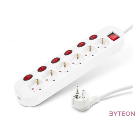 Delight 20248B Túlfeszültségvédő Kapcsolóval