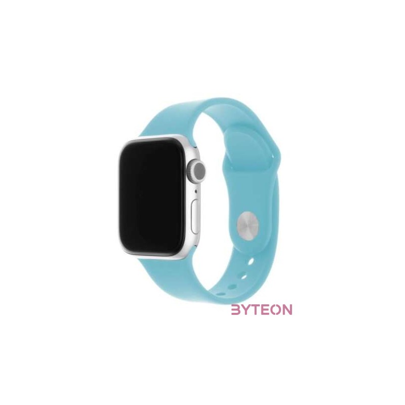 FIXED Szilikon Strap Set Apple Watch 42,44,45 mm, turquoise
