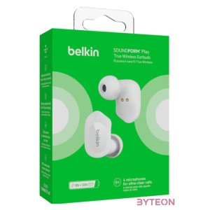 Belkin SoundForm Play True Wireless Earbuds White
