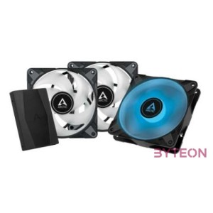 Arctic P12 PWM PST RGB 0dB Black 3db Value Pack with Controller