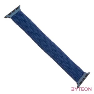 FIXED kötött nylon szíj Apple Watch 42,44mm, S méret, kék