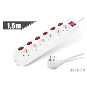 Delight 20248B Túlfeszültségvédő Kapcsolóval