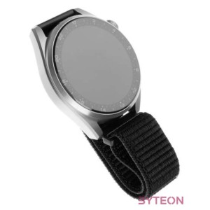 FIXED Nylon Strap Smartwatch 22mm wide Fekete