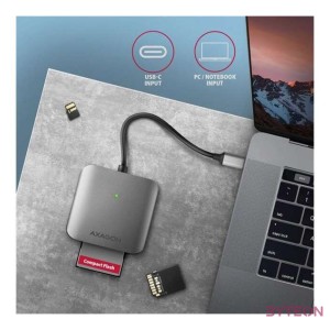 AXAGON CRE-S3C SUPERSPEED USB-C UHS-II Card Reader Black